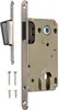 A lock mechanism and strike plate with screws, isolated on a white background. Anteprima dell’immagine prodotto