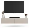 WEST TV-Lowboard 160 cm, wandhängend, mit Stauraum, Produktbild-Vorschau 1