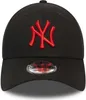 New Era 940 League Essential – Schwarze Kappe mit rotem Produktbild-Vorschau 2