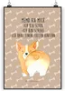 Mr. & Mrs. Panda Bild Corgi Po DIN A4 - Hundeglück - Produktbild-Vorschau 1