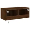TV-Wandschrank mit LED-Leuchten Braun Eichen-Optik 80x35x31 Produktbild-Vorschau 11