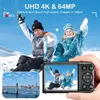 4K Digitalkamera mit 32GB Speicherkarte, 64MP kompakte Produktbild-Vorschau 2