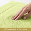 Lavea® 2er Set Badematte 50x80 cm, Badezimmerteppich 100% Produktbild-Vorschau 4