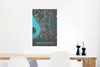 MuchoWow® Poster Blau - Deutschland - Karte - Stadtplan - Produktbild-Vorschau 5