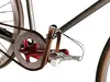 Rennrad Fahrrad Pedale mit Käfig und Schlaufen Leder Riemen Produktbild-Vorschau 10