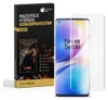 A product box for a screen protector and a smartphone with a screen protector applied. Produktbild-Vorschau