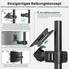 Držák monitoru pro 2 monitory, umístěné nad sebou, výškově Náhled obrázku produktu 5