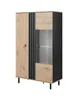 Bettso Vitrinenschrank Vitrine Glas Glasvitrine Kommode mit Produktbild-Vorschau 5