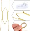 4er Set Tellerhaken – Flache Wandhaken aus Edelstahl (8 & Produktbild-Vorschau 4