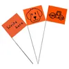 100er Set Rasen-Markierungsfahnen, 14×10 cm, Orange, ideal Produktbild-Vorschau 6