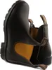 A close-up studio shot of a pair of brown leather Blundstone boots. Voir les images du produit