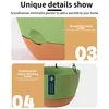 pack de 3 pots de fleurs suspendus avec plateau amovible, Voir les images du produit 4