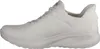 Side view of a white Skechers sneaker. Voir les images du produit