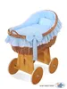 MY SWEET BABY Lit de Bébé en Fibre Naturelle Bleue avec Voir les images du produit 8