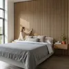 Akustikpaneel Wandpaneel Holz 60x30 4 Stück Wanddeko Produktbild-Vorschau 3