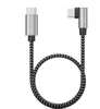 deleyCON 0,30m USB C Kabel 1x 90° Gewinkelt PD3.0 (60W Produktbild-Vorschau 3