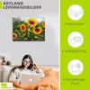 ARTland Leinwandbild Das Erwachen der Sonnenblumen IV Produktbild-Vorschau 2