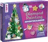 The image shows the packaging of a Diamond Painting Advent Calendar with a Christmas tree theme. Produktbild-Vorschau