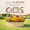 Floranica Bordura per Giardino in legno 20 x 200 cm Non Anteprima dell’immagine prodotto 4