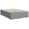 Boxspringbett mit Matratze Hellgrau 160x200 cm Stoff Produktbild-Vorschau 9