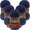5 x ALIZE Angora Gold Simli 58 Navy mit Label Produktbild-Vorschau 1