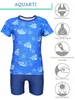 Aquarti Baby Jungen Bade-Set Zweiteiliger Kinder Badeanzug Produktbild-Vorschau 2