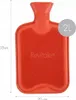 Gummi-Wärmflasche LARGE Plüschwärmer grau Produktbild-Vorschau 3
