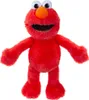 A plush toy of Elmo from Sesame Street is shown against a white background. Produktbild-Vorschau