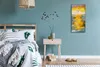 Wandbild Leinwand Bilder mit Uhr 30x60 Sonnenuntergangs auf Produktbild-Vorschau 4