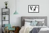 MuchoWow® Gerahmtes Poster Farbe - Schwarz - Abstrakt 60x40 Produktbild-Vorschau 5