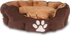 Hundebett braun 72x62cm Hundekissen Hundekörbchen waschbar Produktbild-Vorschau 1