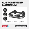 tesa ALUXX BLACK Seifenablage Seifenschale Wandmontage Produktbild-Vorschau 3