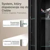 K-Möbel szklana gablota ścienna w kolorze czarnym (80x60x25 Podgląd zdjęcia produktu 5