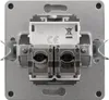 Netzwerk-Dose McPower Shallow CAT6A UP anthrazit Produktbild-Vorschau 2