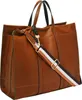 FOSSIL Cuir sac shopper sac à épaule Carmen Tote Brandy Voir les images du produit 2