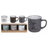 Kolorowe kubki ceramiczne 330 ml - zestaw 3 szt. w pudełku Podgląd zdjęcia produktu 7