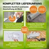 Collage of product features and accessories for a raised garden bed. Produktbild-Vorschau