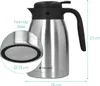 Navaris Isolierkanne Warmhaltekanne aus Edelstahl 1,5l - Produktbild-Vorschau 6