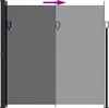 vidaXL Bočná výsuvná markíza čierna 200x300 cm Náhľad obrázku produktu 5