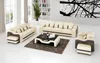 Designer Möbel Ledersofa 6tlg Sofagarnitur Polster Couchen Produktbild-Vorschau 2