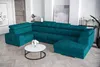 Ecksofa U-Form Sofa Couch Textil Sofas Design Produktbild-Vorschau 2