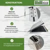 TRUTZHOLM Rollstuhlrampe 91 cm Traglast 272 kg Alu klappbar Produktbild-Vorschau 4