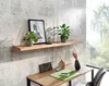 Etagère murale en acacia massif 140 cm | Wohnling Voir les images du produit 2
