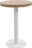 vidaXL Bistrotisch Hellbraun 60 cm MDF Produktbild-Vorschau 5