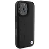 Hülle iPhone 16 Pro Max BMW Echtleder schwarz Logo Metall Produktbild-Vorschau 4