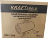 The image shows the cardboard packaging of a KRAFT&DELE gas heater. Anteprima dell’immagine prodotto