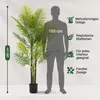 Meisterhome Areca Kunstpalme 180 cm – Große Tropische Produktbild-Vorschau 3