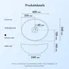 doporro Waschbecken Aufsatzwaschbecken Oval waschtisch Produktbild-Vorschau 7
