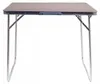 Verk 14468 Turistický stůl - skládací 80 x 60 x 70 cm hnědý Náhled obrázku produktu 2