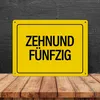 Zehnundfünfzig Metallschild XXL Schild Blechschild Produktbild-Vorschau 4